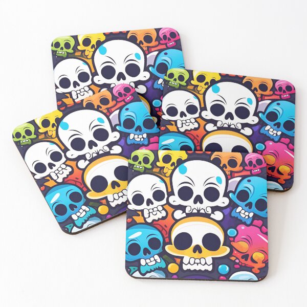 Item preview, alienlove 28 good mood lucky funny skull designed and sold by alienlove-8.
