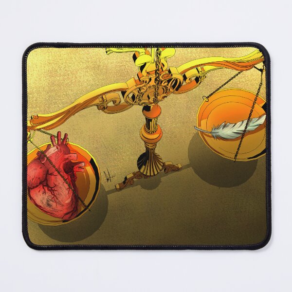 Item preview, " Weighing of the Heart " Maat's scales of justice designed and sold by FaylensDrawing.