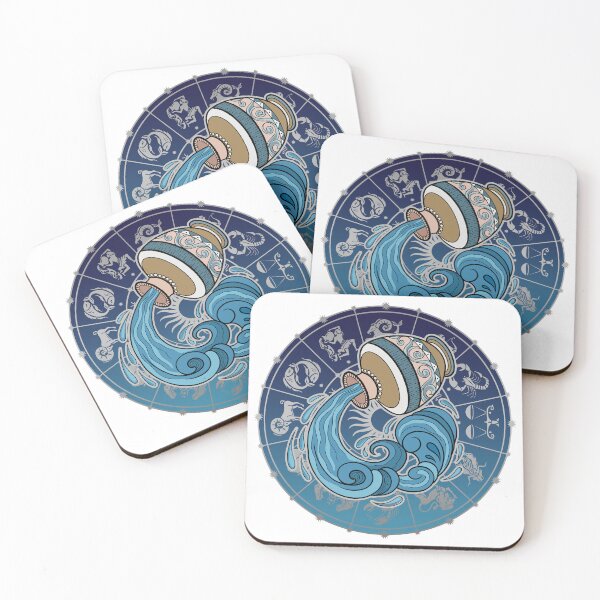 Item preview, Aquarius Zodiac star sign horoscope Astrology designed and sold by PURPLERAIN99.