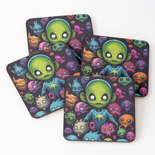 Item preview, alienlove 30 good mood lucky funny skull designed and sold by alienlove-8.