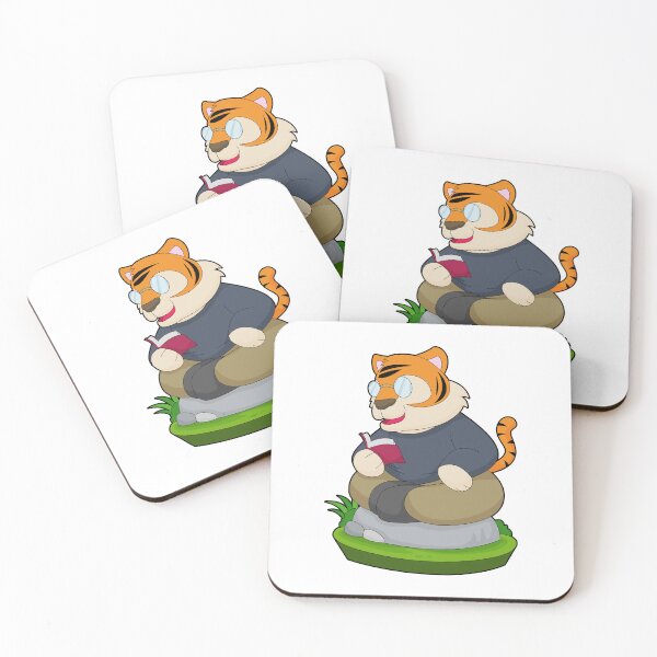 Item preview, Tiger Reading Book designed and sold by Snabdesign84.
