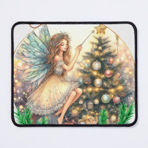 Item preview, Merry Christmas fairy Christmas tree  designed and sold by SeeingBeyond.