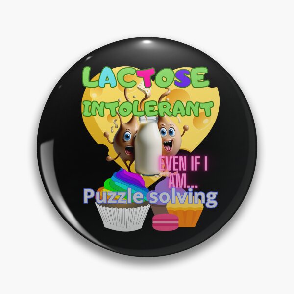 Item preview, LACTOSE FREE LACTOSE INTOLERANT PUZZLE SOLVING designed and sold by carlos crane.