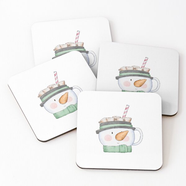 Item preview, Christmas Hot Chocolate in a Snowman Mug designed and sold by PrancingPumpkin.