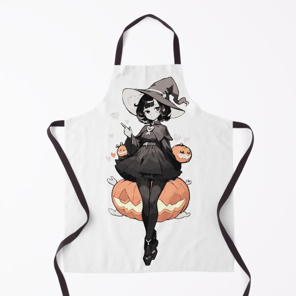 Item preview, Cute Witch Girl, Scary n Creepy designed and sold by World of Printed Art ..