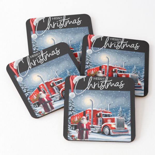 Item preview, Santa's Big rig Merry Christmas  designed and sold by SeeingBeyond.