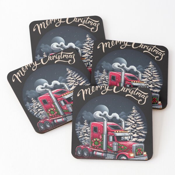 Item preview, Merry Christmas trucker designed and sold by SeeingBeyond.