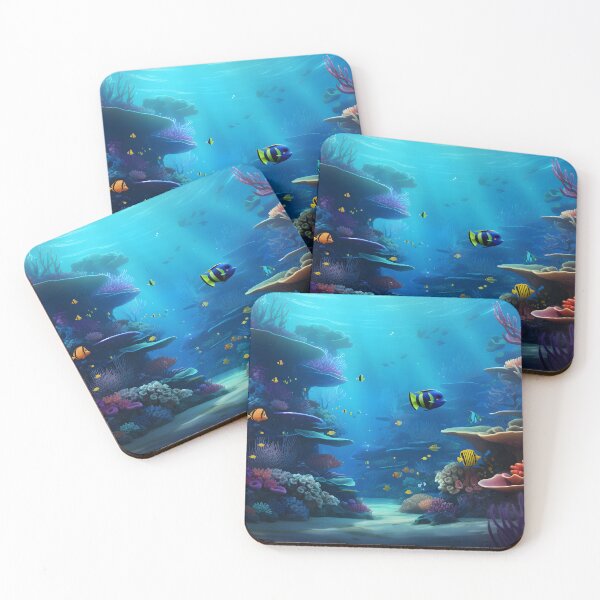 Item preview, Vibrant Underwater World designed and sold by Shirtastically.