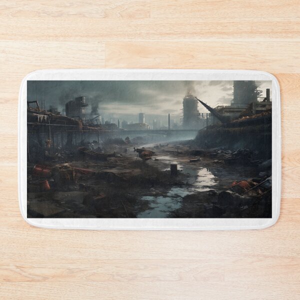 Item preview, Cyberpunk Cityscape Art designed and sold by Shirtastically.