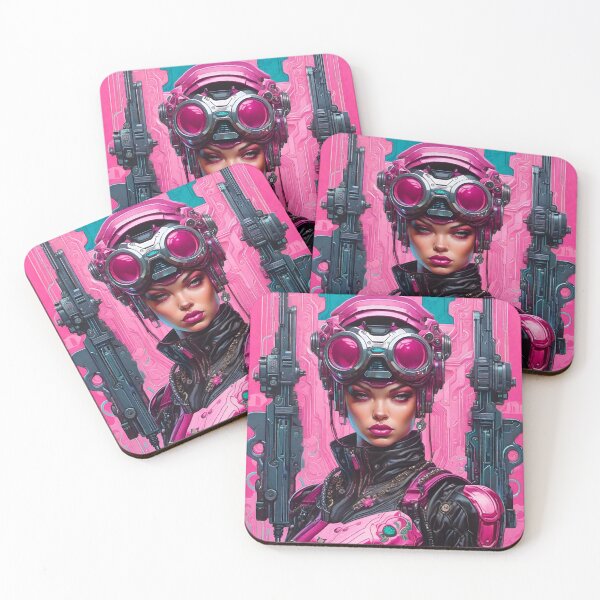 Item preview, Pink Merc - Cyber City Character concept designed and sold by Delerat7.