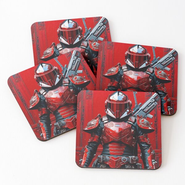 Item preview, Red Bounty Hunter - Cyber City Character concept designed and sold by Delerat7.