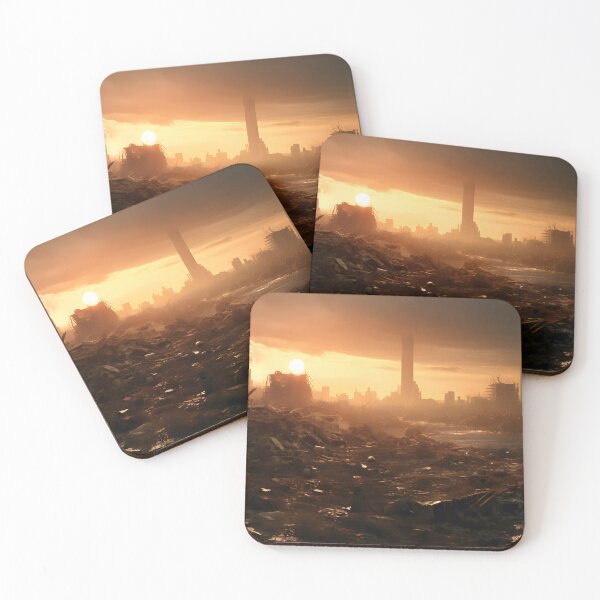 Item preview, Post-Apocalyptic Wasteland Art designed and sold by Shirtastically.