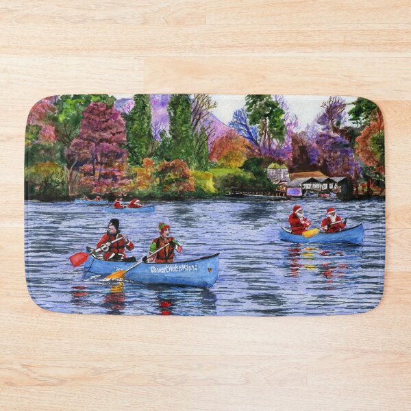 Item preview, Santa Splash on Derwentwater in the Lake District designed and sold by LymphomaLass.