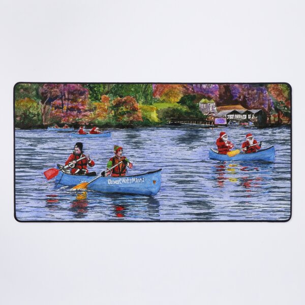 Item preview, Santa Splash on Derwentwater in the Lake District designed and sold by LymphomaLass.