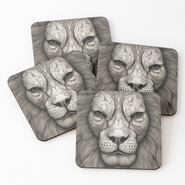 Item preview, The angry lion designed and sold by like2021.