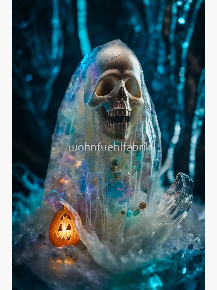 Thumbnail 3 of 3, Poster, AI Art- Ghosts #8 designed and sold by wohnfuehlfabrik.