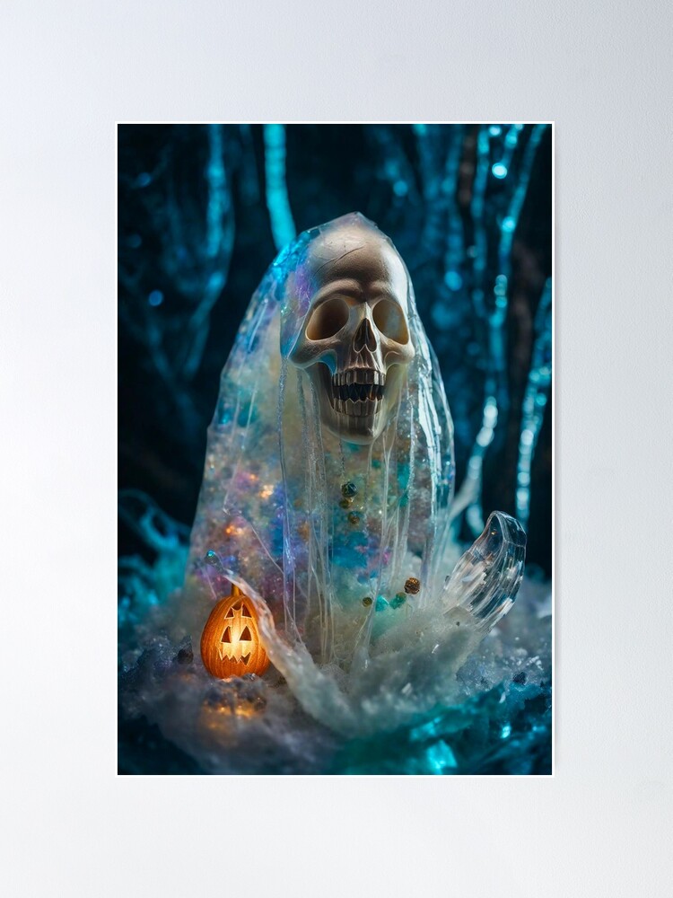 Thumbnail 1 of 3, Poster, AI Art- Ghosts #8 designed and sold by wohnfuehlfabrik.
