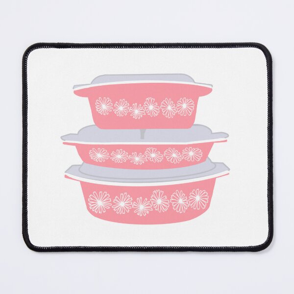 Item preview, Pink Daisy Pyrex Set designed and sold by Mblairphoto.