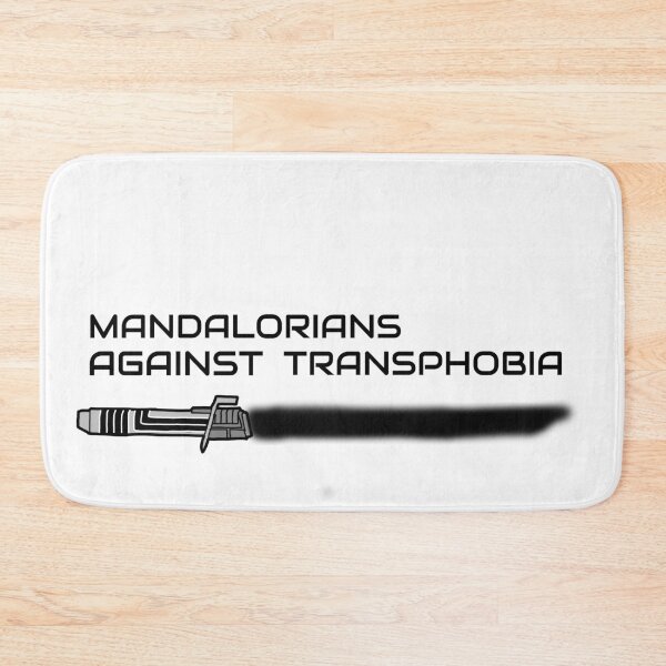 Item preview, Mandalorians Against Transphobia designed and sold by Rosie Richardson.