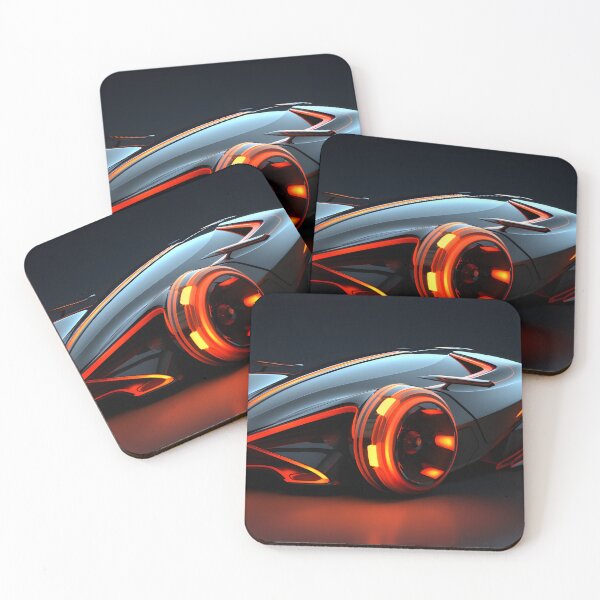 Item preview, Futuristic Sports Car Design designed and sold by Shirtastically.