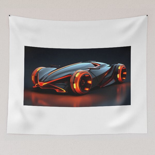 Item preview, Futuristic Sports Car Design designed and sold by Shirtastically.