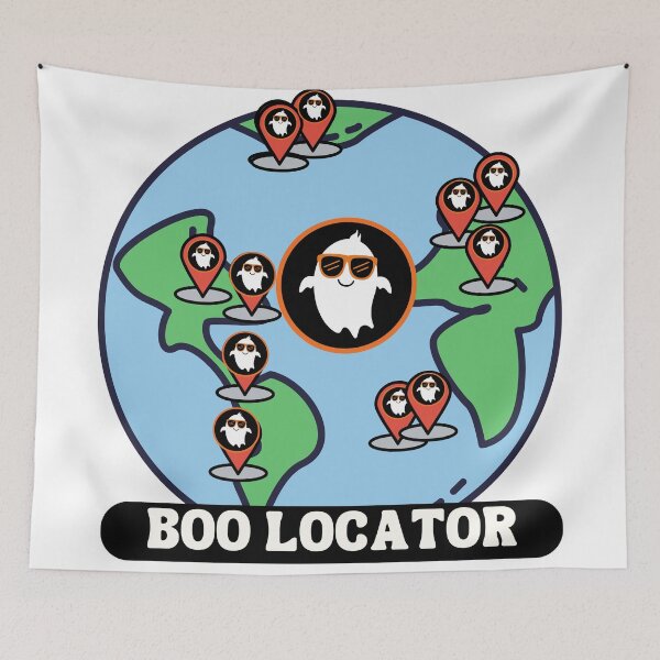 Item preview, Boo locator, cute ghost finding app  designed and sold by BritishDelights.