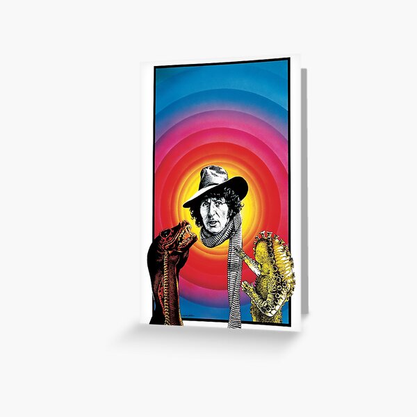 The 4th Doctor and the Loch Ness Monster Greeting Card