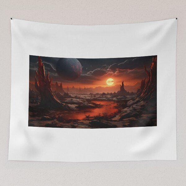 Item preview, Cyberpunk Cityscape Art designed and sold by Shirtastically.