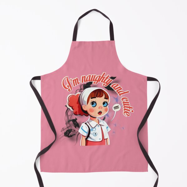 Item preview, I’m Naughty And Cutie Bat & Butterfly Red Pink | designed and sold by Art-is-Alls.