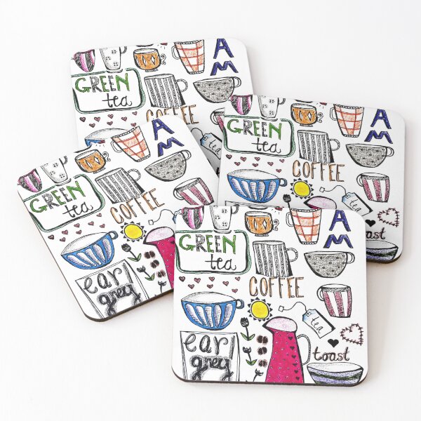 Item preview, Coffe + Tea, that’s my jam!  designed and sold by Natalie Lebeau.