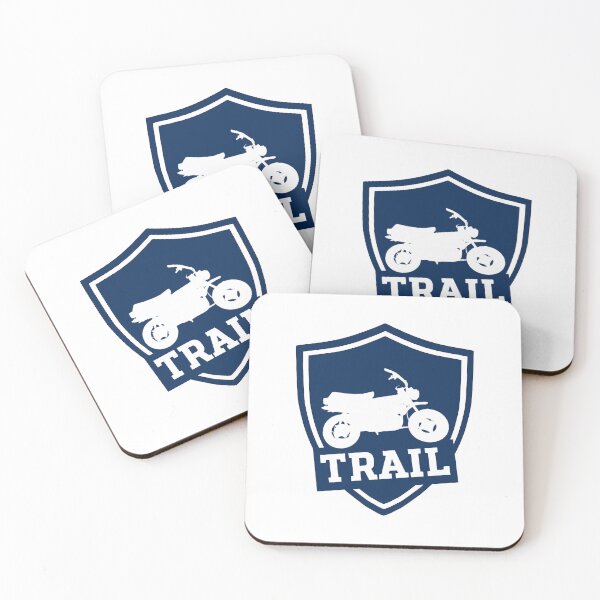 Item preview, Classic Trail Minibike Blue Shield Design designed and sold by Antianeira.