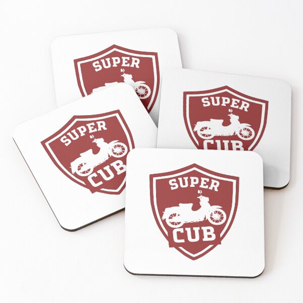 Item preview, Super Cub Minibike Red Shield Design designed and sold by Antianeira.