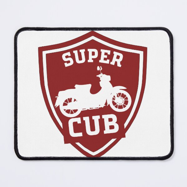 Item preview, Super Cub Minibike Red Shield Design designed and sold by Antianeira.