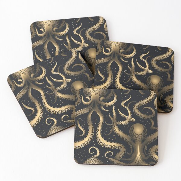 Item preview, Golden Mysteries of the Deep: Octopus Enigma designed and sold by 21 Tulips.