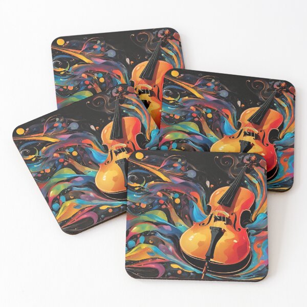 Item preview,  Colorful violin designed and sold by StyleSketch.