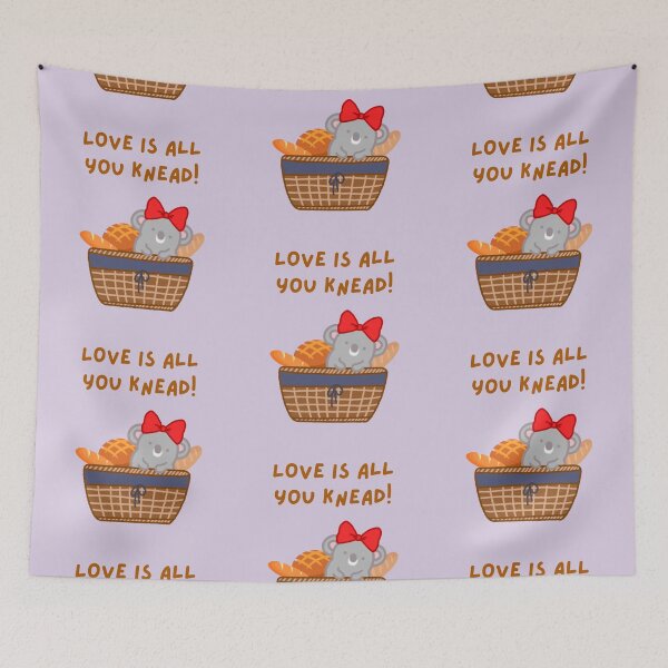 Item preview, Love is All You Need Picnic Basket Koala  designed and sold by theslothinme.