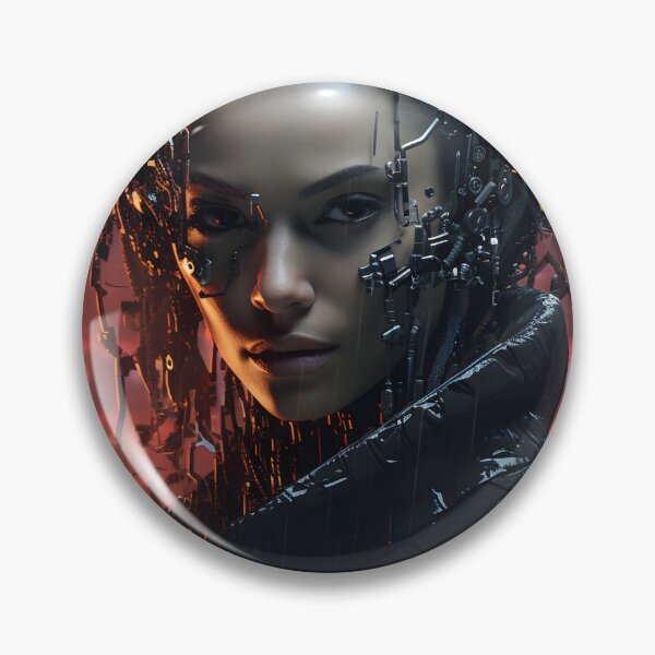 Item preview, Cyberpunk Character Portrait designed and sold by Shirtastically.