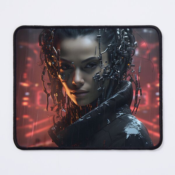 Item preview, Cyberpunk Character Portrait designed and sold by Shirtastically.
