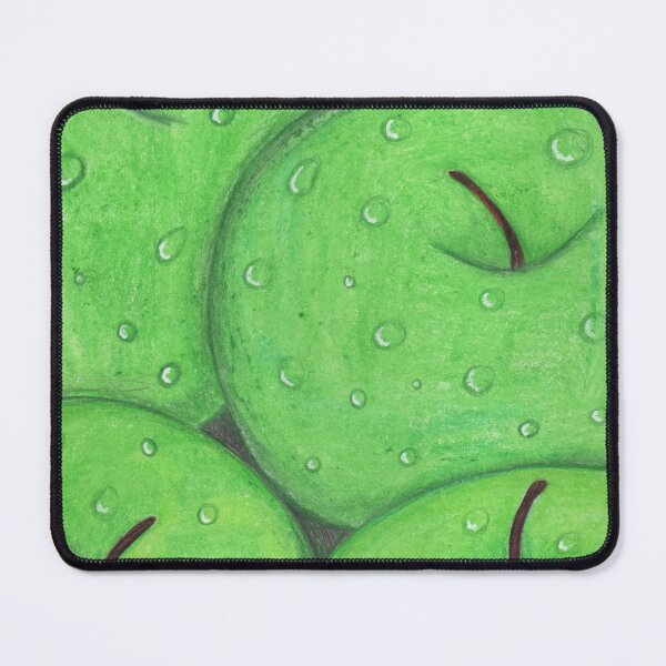 Item preview, Green apples with water drops designed and sold by Artbysarah23.