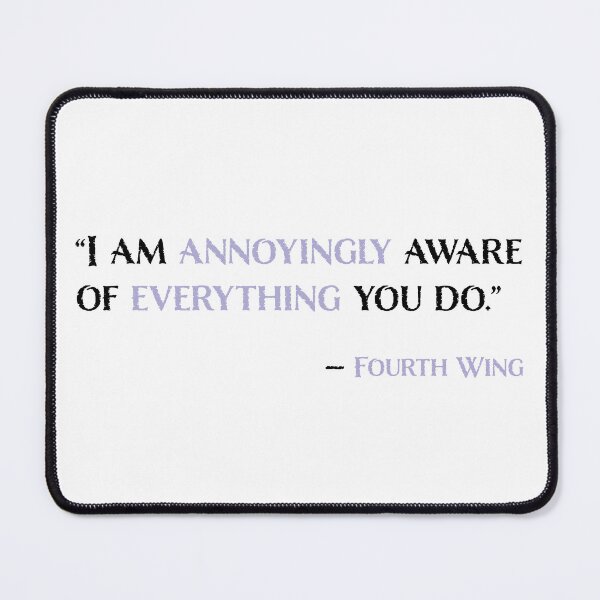 Item preview, Fourth Wing "Aware of Everything" Quote designed and sold by TheFantazyForge.