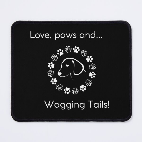 Item preview, Love, Paws, and Wagging Tails dog doggy puppy love designed and sold by Rukyta.