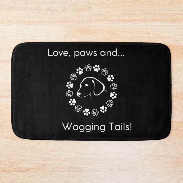 Item preview, Love, Paws, and Wagging Tails dog doggy puppy love designed and sold by Rukyta.