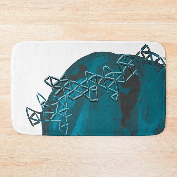 Item preview, Abstract Planet and satellite (blue/white background) designed and sold by MentaLee.