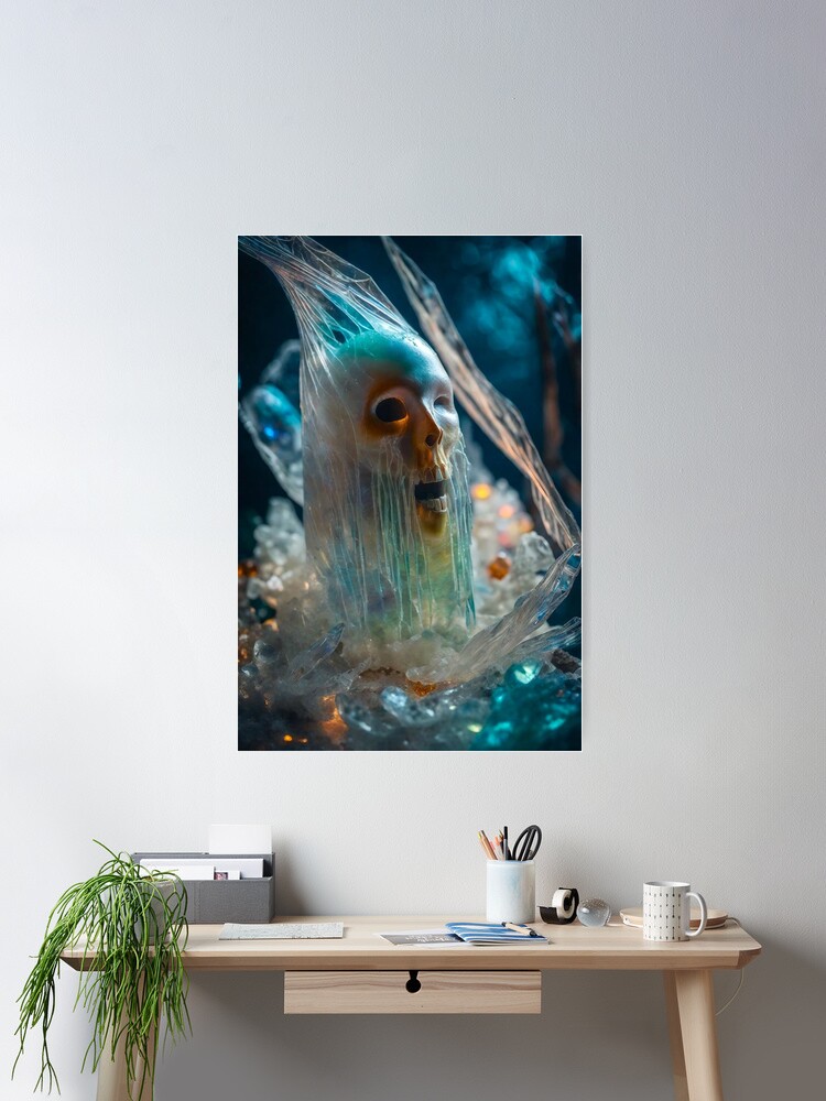 Thumbnail 1 of 3, Poster, AI Art- Ghosts #9 designed and sold by wohnfuehlfabrik.