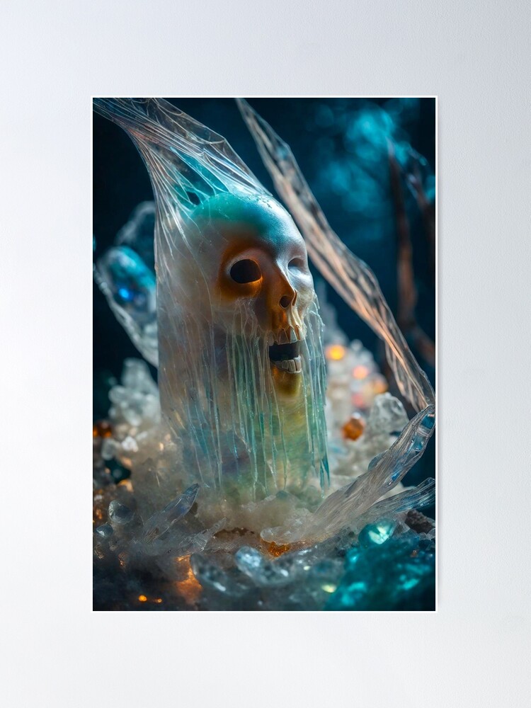 Thumbnail 2 of 3, Poster, AI Art- Ghosts #9 designed and sold by wohnfuehlfabrik.
