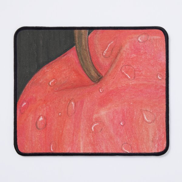 Item preview, Red apple with water drops designed and sold by Artbysarah23.