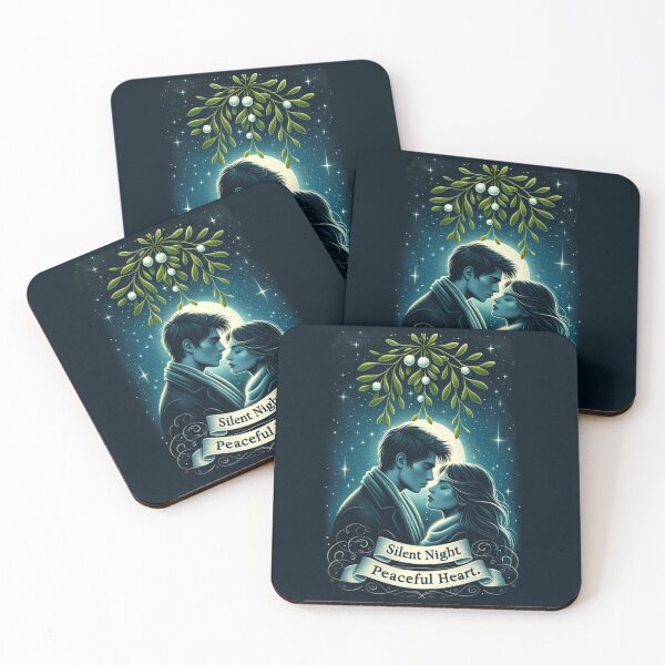 Item preview, Silent Night Peaceful Hearts designed and sold by ZenEverAI.