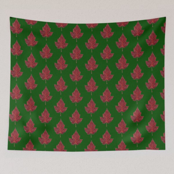 Item preview, red autumn christmas leaf designed and sold by Madie Grace.