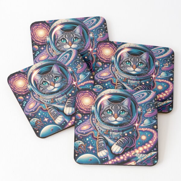 Item preview, Galactic Explorer Kitty: Uncharted Paws | Zero Gravity Cat Adventure" designed and sold by FairX.