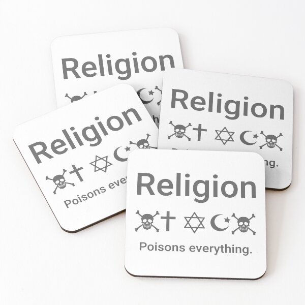 Item preview, Religion poisons everything  designed and sold by Rachel the Artist .